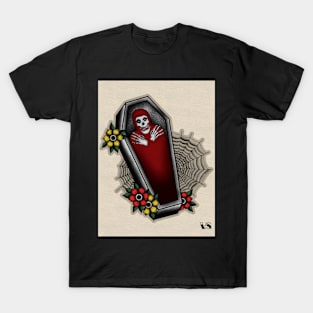 Crimson Ghost Coffin T-Shirt